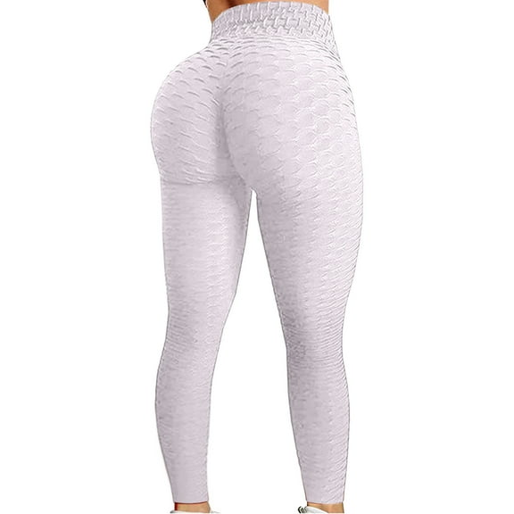 Herrnalise Warm Leggings For Women Winter Women's Bubble Hip Lifting Exercise Fitness Running High Waist Yoga Pants Gifts For Women