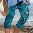 thumbnail image 1 of Herrnalise Warm Leggings For Women Winter Womens Athletic Cropped Pants Floral Printing Casual Elastic Waist Beach Pants Gifts For Women, 1 of 5