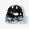 thumbnail image 1 of Herrnalise Winter Hats For Men And Women Woolen Earmuffs Warm Woolen Hat, Tie-dye Dome Flanging Knitted Hat, 1 of 2
