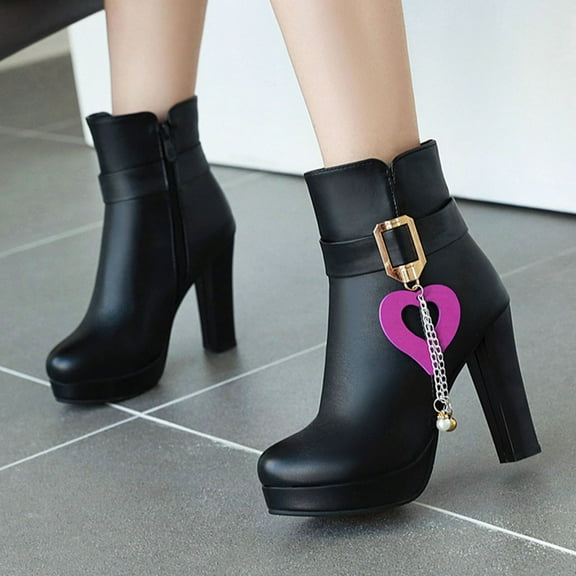 Herrnalise Winter Men And Women Couples Warm Cotton Shoes And Snow Boots,clearance under 10