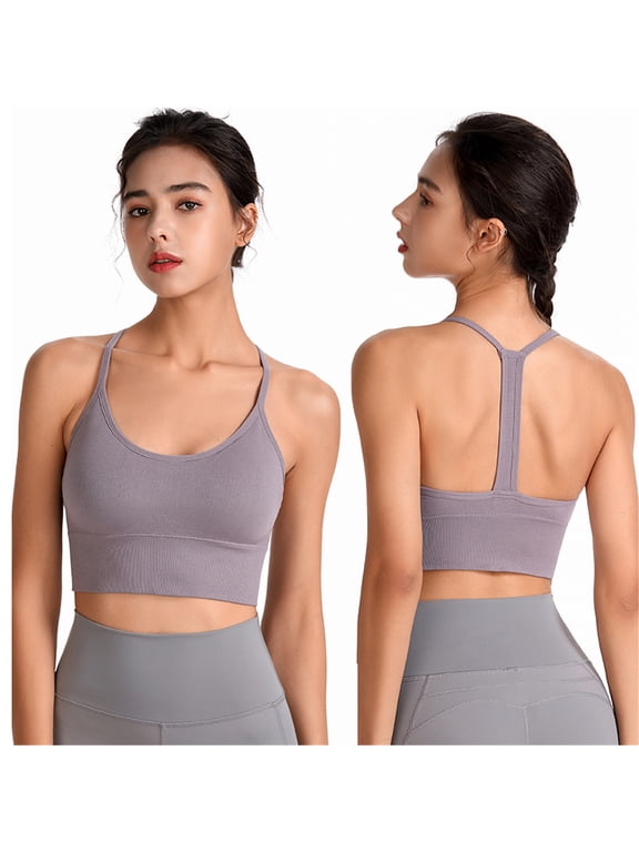 Wireless Tank Top Bra Woman Bras With String Quick Dry Shockproof Running Fitness Large Size Underwear