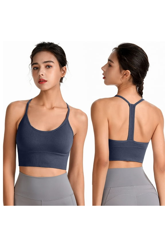 Wireless Tank Top Bra Woman Bras With String Quick Dry Shockproof Running Fitness Large Size Underwear