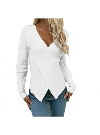 White Off Shoulder Sweater