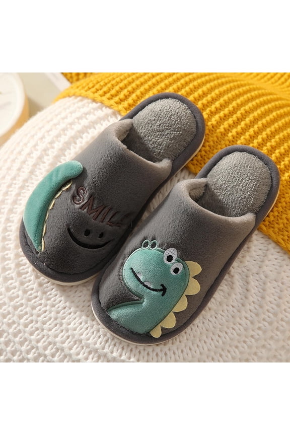 Women Girls Cute Cotton Short Plush Flat Slippers Casual Shoes Indoor Outdoor Flash picks