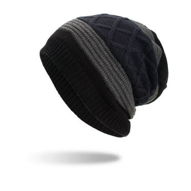 Herrnalise Women Men Warm Baggy Weave Crochet Winter Wool Knit Ski Beanie Skull Caps Hat
