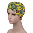 thumbnail image 1 of Herrnalise Women Print Indian Hat Muslim Stretch Turban Hat Chemo Cap Scarf Wrap Cap, 1 of 2