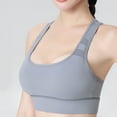 thumbnail image 1 of Herrnalise Women Sexy Brazilian Bikini Women's Sports Underwear Fitness Yoga Quick-drying Shockproof Vest Running Sports Bra, 1 of 4
