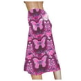 thumbnail image 1 of SDJMa Women's Basic Versatile Stretchy Women's new fashion casual high waist bohemian retro casual skirt, 1 of 6