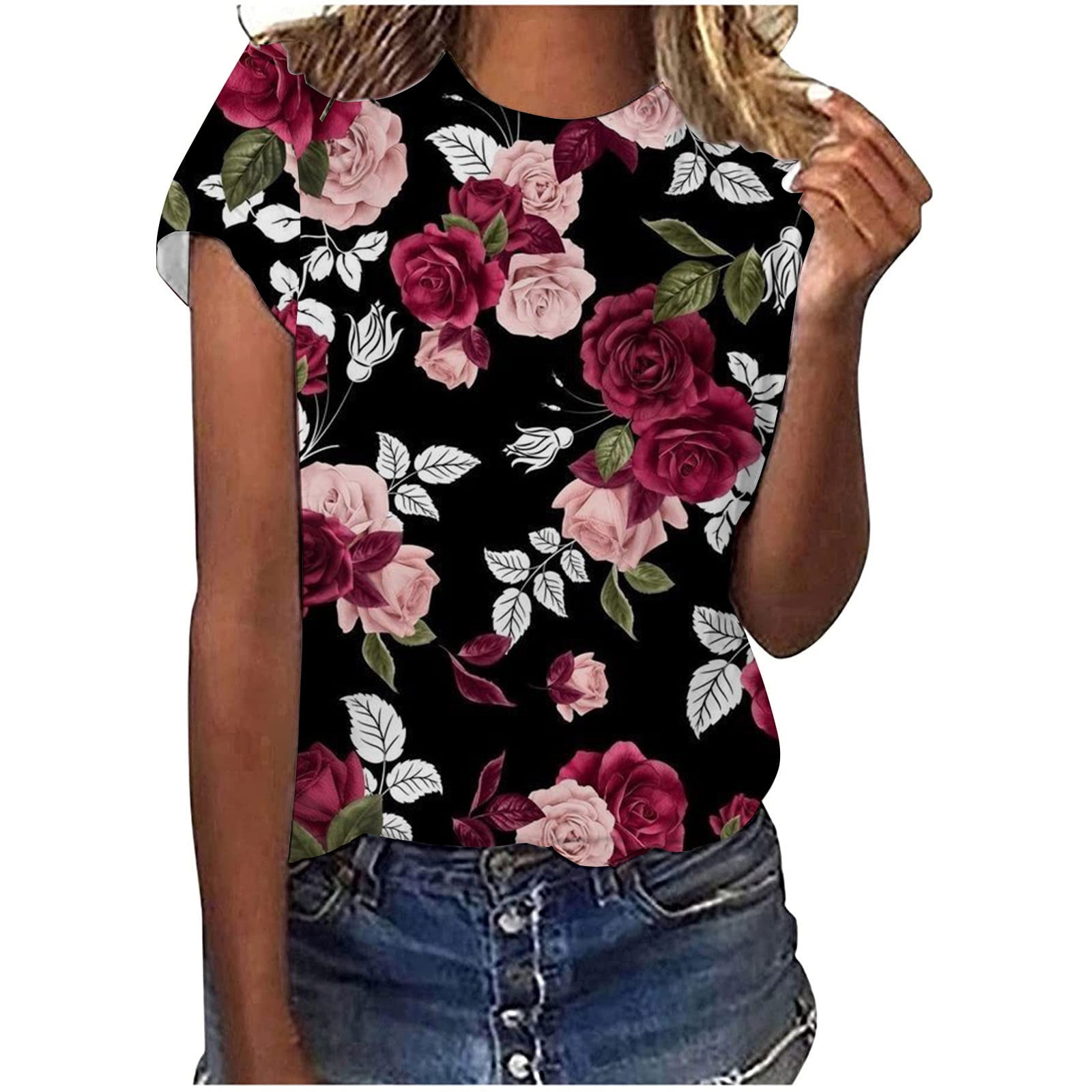 Womens Printed Short Sleeve T-shirt main image 0