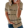 thumbnail image 1 of SDJMa Women's Classic-Fit 100% Cotton Short-Sleeve V-Neck T-Shirt, 1 of 3