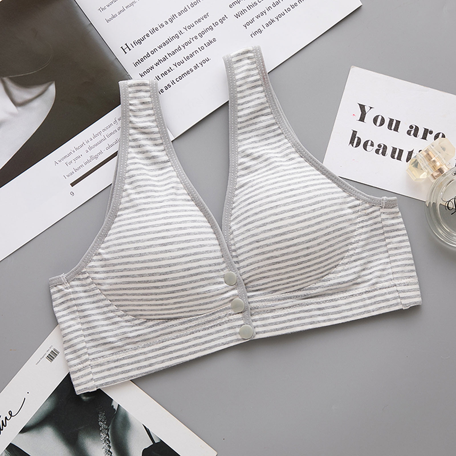 Herrnalise Women's Full Figure Sports Bra Women Feeding Nursing ...