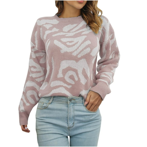 Herrnalise Women's Knitted Crop Tops Casual Sexy Fashion Solid Color Long Sleeve Round-Neck Ruched Pullover Blouse Tops Pullover Jumper Sweaters