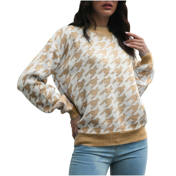 Herrnalise Women's Knitted Crop Tops Women Thin Sweater Casual Sexy Solid Color Loose Fit Pullover Sweater Crewneck Sweater Pullover Jumper Sweaters