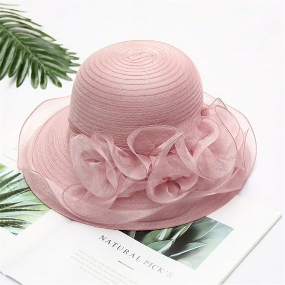 Herrnalise Women's Organza Church Fascinator Bridal Tea Party Wedding Hat