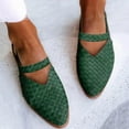 thumbnail image 1 of Herrnalise Women's Pointed Flat Shoes Weave Casual Shoes Solid Comfortable Sandals Shoes Sandals for Women Clearance under $10 Sandals for Women Clearance under $10, 1 of 4