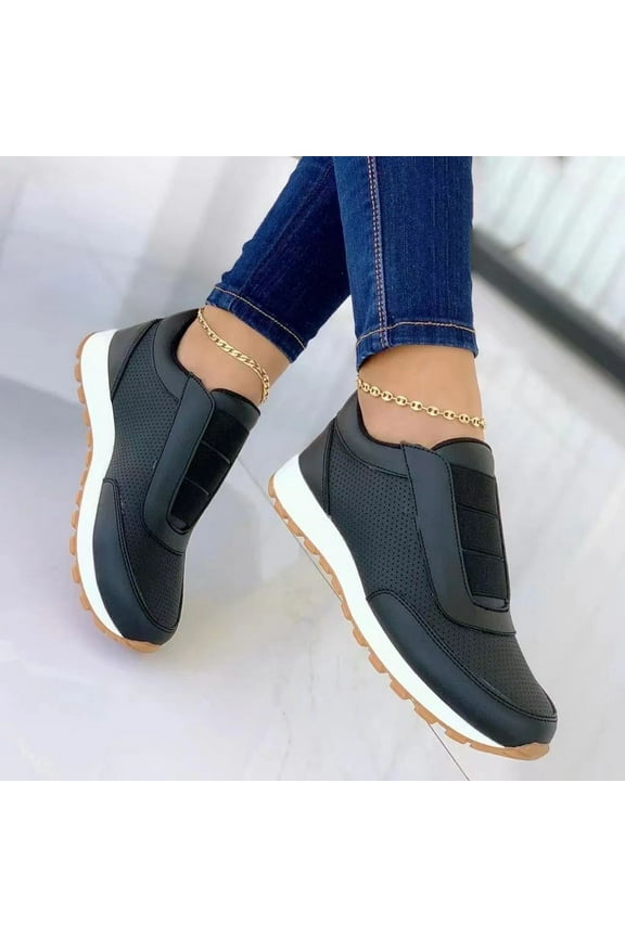 Women's Slip On Shoes Comfort Fashion Comfortable For Walking Sneakers Slip On Shoes Women Boots Clearance
