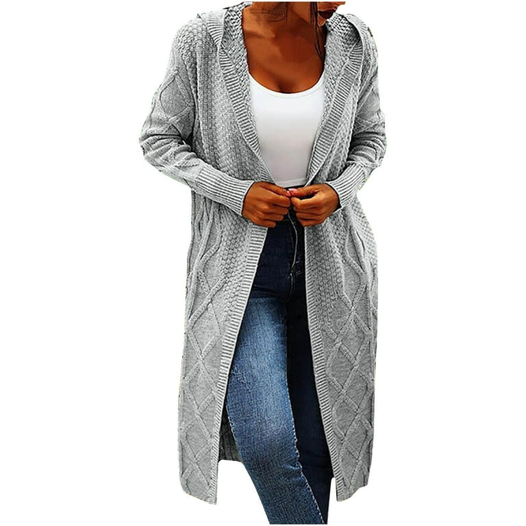 New Irregular Lapel Long Sweater New Irregular Lapel Long Sweater