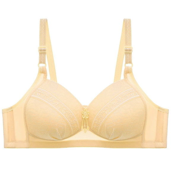 Herrnalise Women's T Shirt Bra, Demi Cup, Smoothing, Lightly Lined，Full Coverage ，Wireless，Bra.