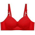 thumbnail image 1 of Herrnalise Women's T Shirt Bra, Demi Cup, Smoothing, Lightly Lined，Full Coverage ，Wireless，Bra., 1 of 3