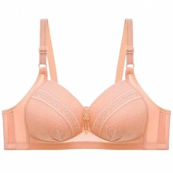 Herrnalise Women's T Shirt Bra, Demi Cup, Smoothing, Lightly Lined,Full Coverage ,Wireless,Bra.