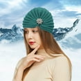 thumbnail image 1 of Herrnalise Women's round bead accessories hat woolen hat knitted hat bohemian toe cap, 1 of 5