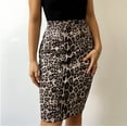 thumbnail image 1 of SDJMa Womens High Waist Polka Dot Pleated Skirt Women's Fashion Mid Long Leopard Sexy Print High Waist A-line Skirt Skirt, 1 of 6