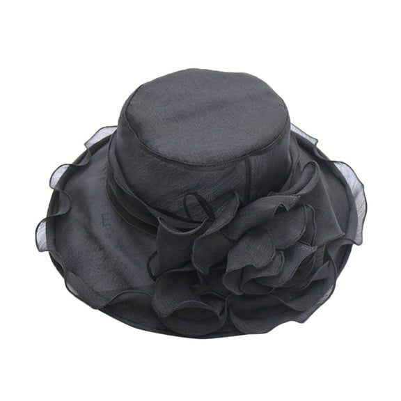 Herrnalise Womens Ladies Church Wide Tea Party Wedding Hat Fancy Fascinator Cap