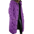 thumbnail image 1 of Herrnalise Womens Long Cardigan Sweater Long Sleeve Open Front Knit Maxi Duster Outwear 2024 Fall Jacket Coats Clothes Purple,S, 1 of 5