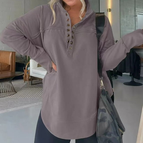 Herrnalise Womens fashion Fashion Thanksgiving Day Printed Long Sleeves Blouse Round Neck Casual Tops Sweatshirt Christmas Gifts For Women