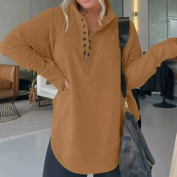 Herrnalise Womens fashion Fashion Thanksgiving Day Printed Long Sleeves Blouse Round Neck Casual Tops Sweatshirt Christmas Gifts For Women