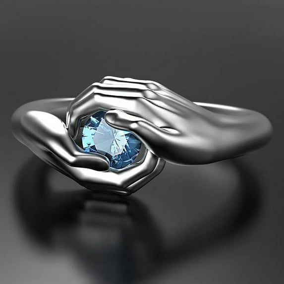 HerrnaliseHandsHoldingHeart PromiseRing,The Best Time In Your Life ,WeddingRing Is The Testimony Of Your Love