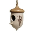 thumbnail image 1 of HolloyiverHummingbirdHouse, WoodenHummingbirdHouses for Outside, 2023 New Wooden Bird Nest withRopes, 1 of 8
