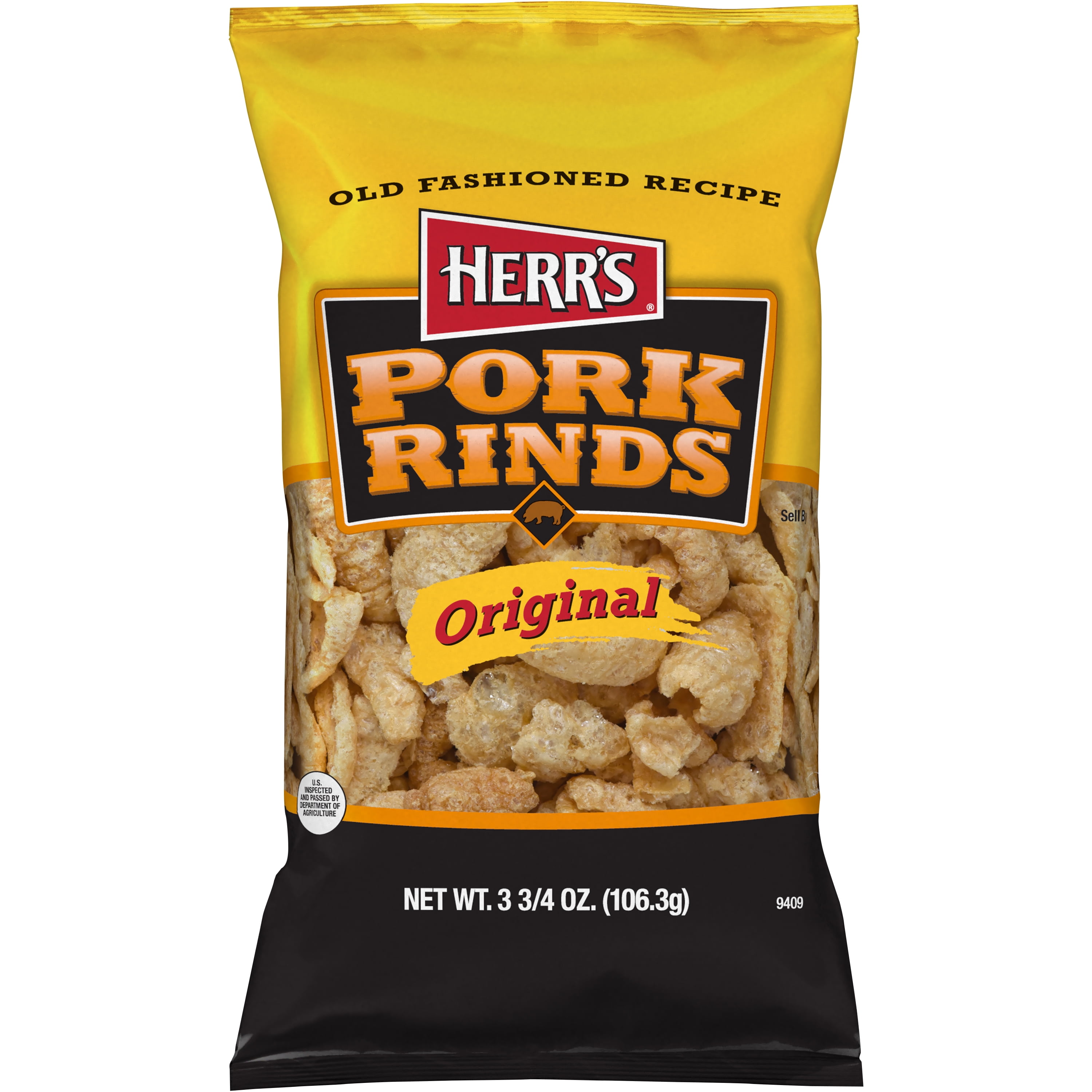 Herrs 3.25oz Original Pork Rinds