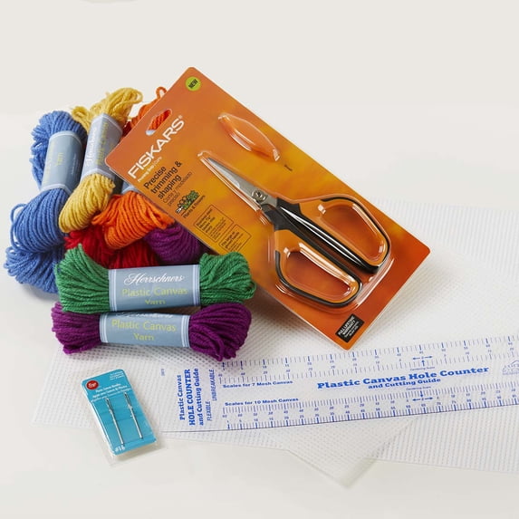 Herrschners® 7-Mesh Plastic Canvas Starter Kit Plastic Canvas Kit