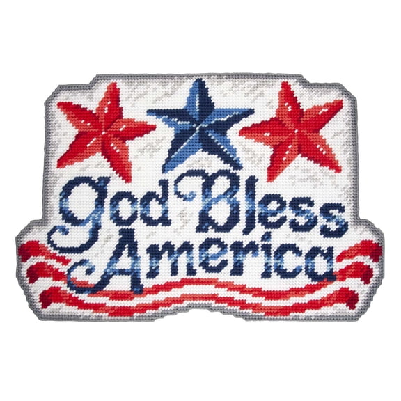 Herrschners Americana Wall Hanging Plastic Canvas Kit