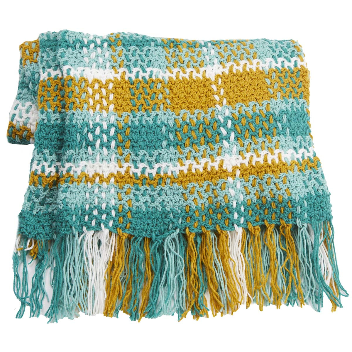 Herrschners Sienna Ripple Afghan Crochet Kit