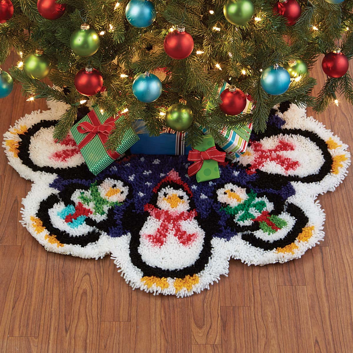 5PACK Christmas Latch Hook Pillow Kits - Snowman Panda Crafty