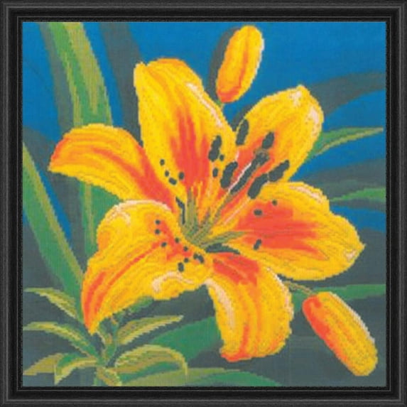 Herrschners® Day Lily Kit & Frame