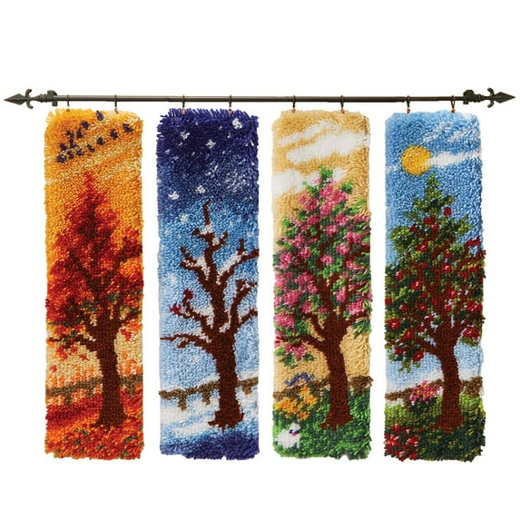 Herrschners® Four Seasons Landscapes Latch Hook Kit