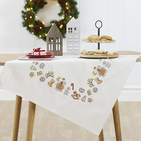 Herrschners Gingerbread House Topper Counted Cross-Stitch Kit