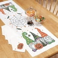 thumbnail image 1 of Herrschners® Halloween Gnomes Table Runner & Napkins Stamped Cross-Stitch, 1 of 1