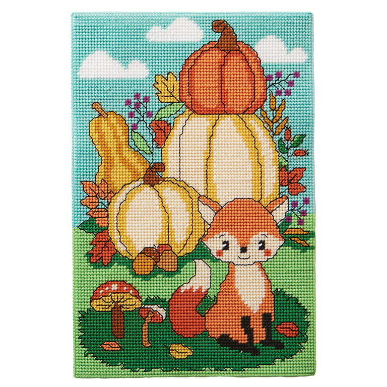 Herrschners Happy Harvest Wall Hanging Plastic Canvas Kit