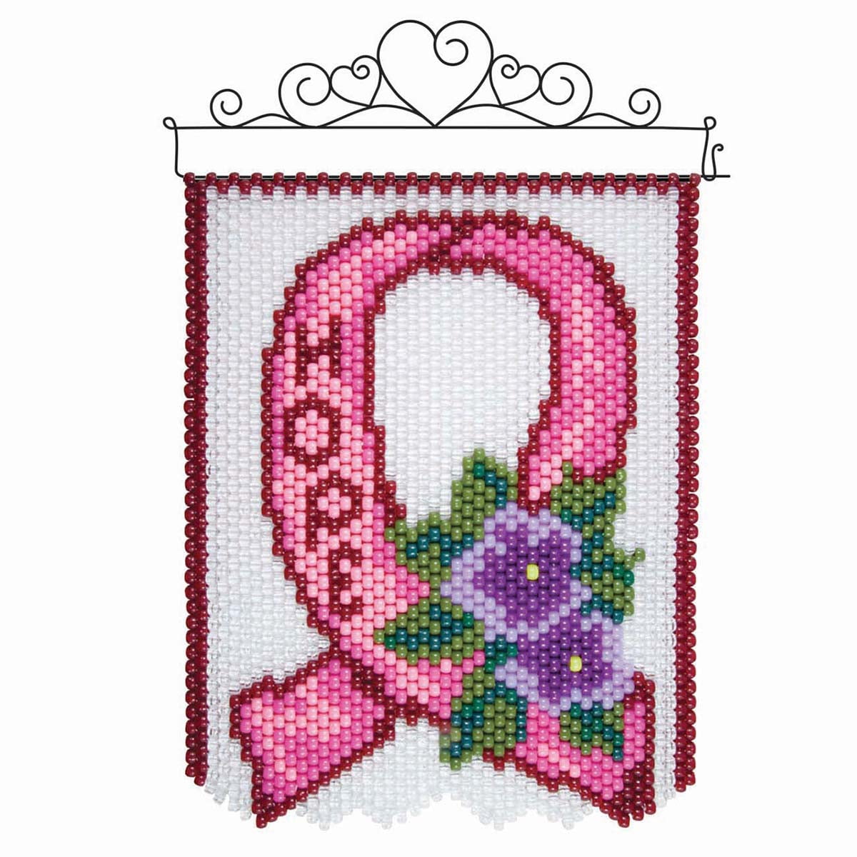 Herrschners® Hope Ribbon Kit & Hanger Pony Bead Kit - Walmart.com