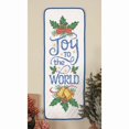thumbnail image 1 of Herrschners® Joy to the World Wall Hanging Stamped Cross-Stitch Kit, 1 of 1