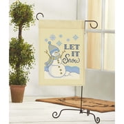 Herrschners  Let it Snow Porch Flag Stamped Cross-Stitch Kit