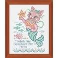 thumbnail image 1 of Herrschners® MerKitten Birth Record Counted Cross-Stitch Kit, 1 of 1