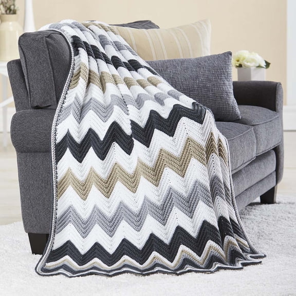 Herrschners Moonlit Sky Afghan Crochet Kit