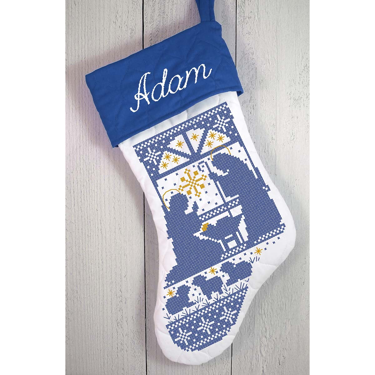 Herrschners® Nativity Stocking Stamped CrossStitch Kit