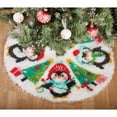 thumbnail image 1 of Herrschners® Penguin Pals Tree Skirt Latch Hook Kit, 1 of 1