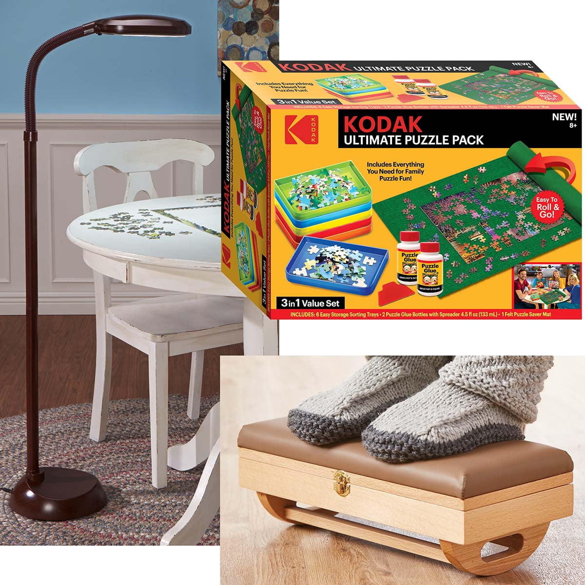 Puzzlers Collection Set Herrschners® Puzzlers Deluxe Gift Set - Walmart.com